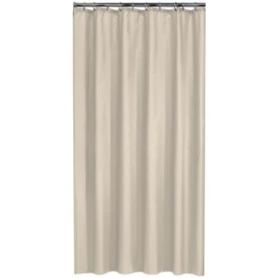 CORTINA BAÑO PVA BEIGE