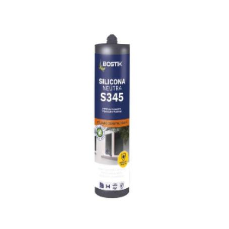 SILICONA NEUTRA BOSTIK S345 TRANSLUCIDO 280 ML.