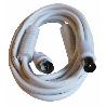 CONEX.TV M/H 5MT.BLANCO CON FILTRO