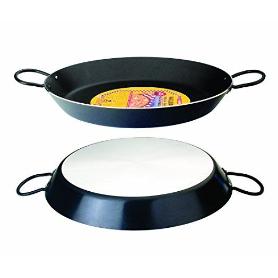 PAELLERA NERO DE 46 CMS.12RACIONES