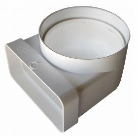 CODO MIXTO PVC 100X55X110