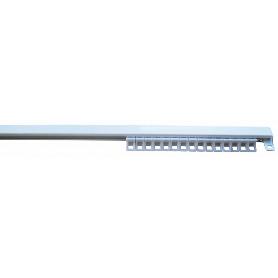 RIEL ALUMINIO 950 2.5M.BLANCO