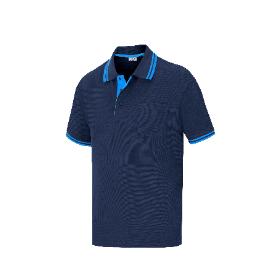 POLO M/CORTA ELITE MARINO-AZUL T-M