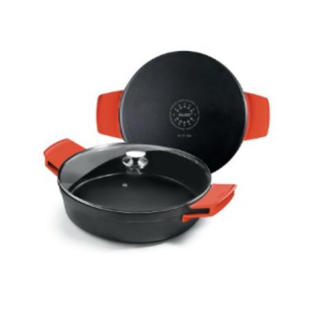 GUISERA C/TAPA EXCELLENT TITANIO 28 CMS