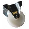 RUEDA NYLON FIJA 100 MM. SIN FRENO 16042