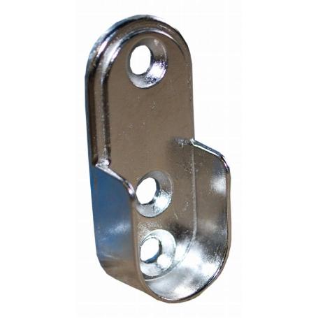 SOPORTE LATERAL OVAL CROMADO