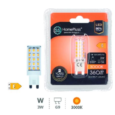BOMBILLA LED  G-9 3000K 3 W.