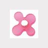 POMO FLOR ABS MAGENTA CROMO MATE