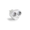 ADAPTADOR INTERRUPTOR + 2 TOMAS (REF.1342)