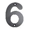 NUMERO 6 HIERRO FORJADO 100MM.