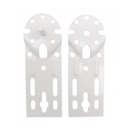 JUEGO SOPORTE EJE TOLDO PARED BLANCO