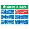 Cartel pvc medidas de higiene 70x50