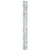 PERFIL ESTANTERIA GALVANIZADO BARRA 3,0 M.  P40
