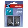 PERCHA ADH.2040 INOX.BLIST.2UDS.