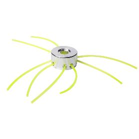 CABEZAL DESBROZADOR UNIVERSAL REALIZADO EN ALUMINIO SALIDA 8 HILOS
