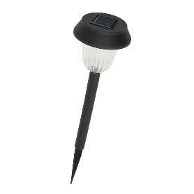 LAMPARA SOLAR JARDIN PLASTICO Ø 10,5 X 38 CM. PROTECCIÓN IP44