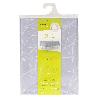 MANTEL HULE RECTANGULAR GEOMÉTRICO GRIS IMPERMEABLE ANTIMANCHAS PVC 140X250 CM.  RECORTABLE USO INTERIOR Y EXTERIOR