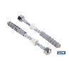 SET 2 PCS PARA SANITARIO WC 5 X 80 ZINCADO