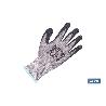 GUANTE ANTICORTE HPPE IMPREGNADO DE LATEX RUGOSO TALLA 6   CAJA 12 UNID.