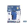 POLO FREYJA ELASTANO 210 G/M2 AZUL-NEGRO TALLA L