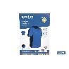 POLO FREYJA ELASTANO 210 G/M2 AZUL-NEGRO TALLA M