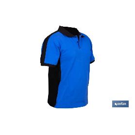 POLO FREYJA ELASTANO 210 G/M2 AZUL-NEGRO TALLA XXL