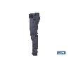 PANTALÓN DE TRABAJO LOKI ELASTANO 215 G/M2 GRIS ANTRACITA TALLA 42