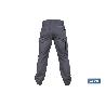 PANTALÓN DE TRABAJO LOKI ELASTANO 215 G/M2 GRIS ANTRACITA TALLA 44