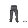 PANTALÓN DE TRABAJO HEIMDALL ELASTANO 280 G/M2 GRIS OSCURO CON DETALLES NEGROS TALLA 48