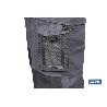 PANTALÓN DE TRABAJO HEIMDALL ELASTANO 280 G/M2 GRIS OSCURO CON DETALLES NEGROS TALLA 50
