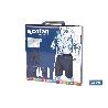 BERMUDAS DE TRABAJO TYR ELASTANO 215 G/M2 AZUL MARINO CON DETALLES GRISES TALLA 42