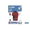POLO HELA ELASTANO 210 G/M2 ROJO OSCURO-NEGRO TALLA XXXL