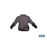 SUDADERA RANGER CUELLO CREMALLERA 280GMS GRIS-NEGRO T-XXXL