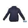 SUDADERA RANGER CUELLO CREMALLERA 280GMS AZUL-NEGRO T-XXL