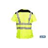CAMISETA DE ALTA VISIBILIDAD MODELO ATLAS AMARILLA Y NEGRA TALLA S