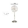 VENTILADOR MAURER DE PIE 125 CM. DE ALTO CROMO