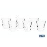 PACK 6 UDS VASO AGUA 30,5 CL MODELO LUBLIN