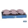 AZUCARERO 120ML MODELO ALBAHACA ROSA PALO 15X11.5X9CM   CAJA 6 UNID.