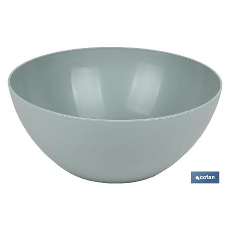 ENSALADERA MODELO ALBAHACA 3.5 L COLOR PIEDRA 26.5X12CM   CAJA 6 UNID.