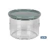 BOTE MULTIUSOS MODELO ALBAHACA VERDE AGUA 500ML 11X8XCM VENTA UNITARIA