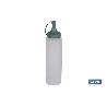 BOTELLA ACEITERA MODELO ALBAHACA  250 ML VERDE AGUA  5X20CM VENTA UNITARIA