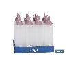 BOTELLA ACEITERA MODELO ALBAHACA 500 ML ROSA PALO 6X23CM   CAJA 12 UNID.