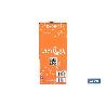 BOTE DE VIDRIO BOROSILICATO CON TAPA BEIGE GAMA LAUREL 1300 ML
