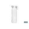 SET 4  FRASCOS CRISTAL+ CLIP ACERO 2100ML,1500ML,1150ML,750ML