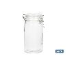 SET 4  FRASCOS CRISTAL+ CLIP ACERO 2100ML,1500ML,1150ML,750ML