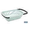 ESCURRIDOR RECTANGULAR EXTENSIBLE VERDE 50,5 X 24,5 X 11,5 CM