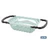ESCURRIDOR RECTANGULAR EXTENSIBLE VERDE 50,5 X 24,5 X 11,5 CM