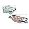 ESCURRIDOR RECTANGULAR EXTENSIBLE MARRÓN 50,5 X 24,5 X 11,5 CM