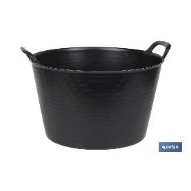 CAPAZO  NEGRO  RECICLADO  42 L   48.5 X 45 X 38 CM VENTA UNITARIA