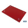 TABLA CORTE  ROJO 50X30X1.5CM MODELO BRESA
